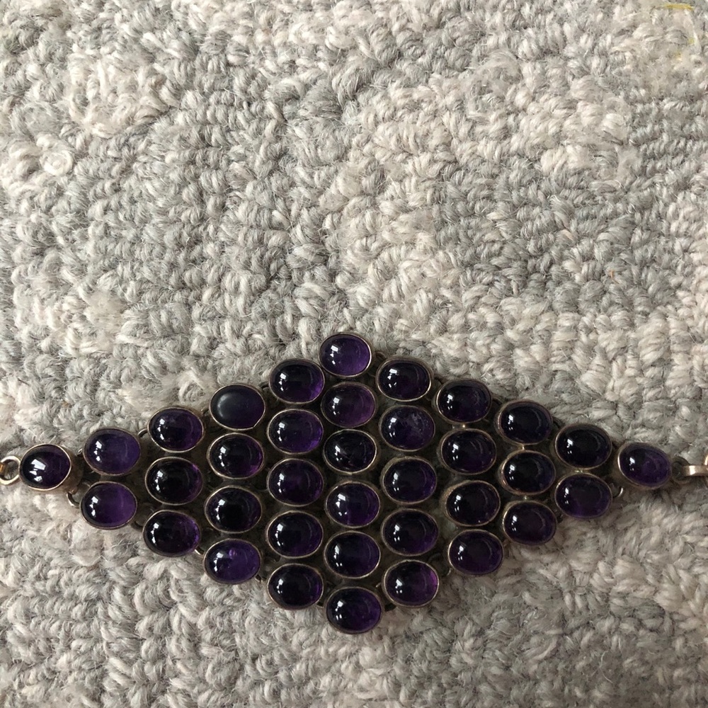 Brand new Amethyst and Sterling Silver Bracelet